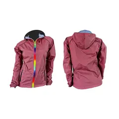 GENERICO - Chaqueta Dama Rompevientos Marsala 90% Impermeable Ciclismo Running
