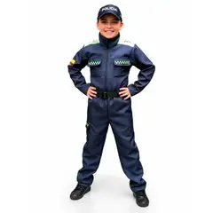BABY KDS - Disfraz Policia Infantil 10 multicolor
