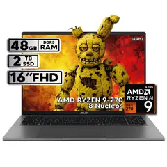 ASUS - PORTÁTIL 16″ RYZEN 9 48GB RAM 2TB SSD WUXGA GRIS + KASPERSKY