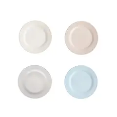 CORONA - Set 4 Platos Postre Perla Surtido 20.1cm