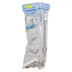 GENERICO - Accesorios para baño conjunto 6 piezas plastgrifos