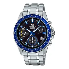 CASIO - Reloj Para Hombre Calendario EFV-540D-1A2VUDF Azul Negro