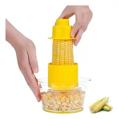 MILOPTS - Pelador Manual De Maíz Crudo Acero Inoxidable Rápido