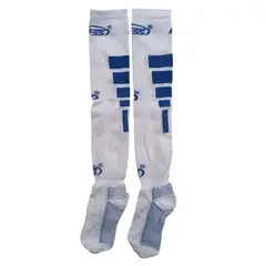 GENERICO - Par De Medias De Fútbol Largas Fss Deportivas - AzulBlanco