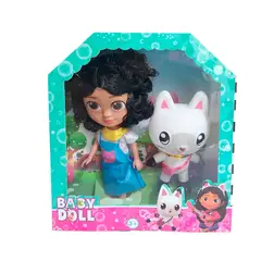 GENERICO - Muñeca Con Compañero Gato Juguete Niñas Gabby