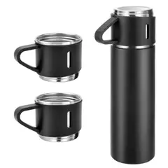 ORIGINAL HEALTH - TERMO CON 3 TAZAS PARA BEBIDAS CALIENTES O FRIAS