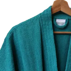 FATELARES - Bata de Baño Verano Femenina Verde Agua 320gr 100% Algodón