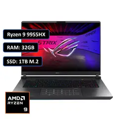ASUS - PORTATIL STRIX G18 AMD RYZEN 9 9955HX RAM 32GB DDR5 SSD 1TB RTX 5070 8GB
