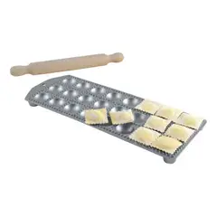 EPPICOTISPAI - Ravioli Maker Con Rodillo, 24 Cavidades -
