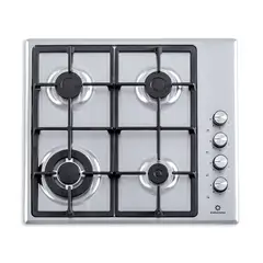 INDURAMA - Estufa de Empotrar 60 cm Inox 4 Quemadores EGI-604AIF INOX