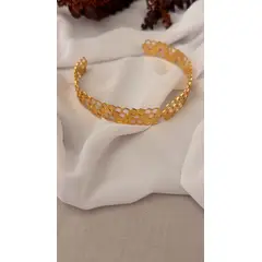 GENERICO - Choker elaborado en bronce con baño en oro de 24kt - Rocío Dorado