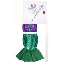 GENERICO - Disfraz sirena niña talla 6 disfraz sirena