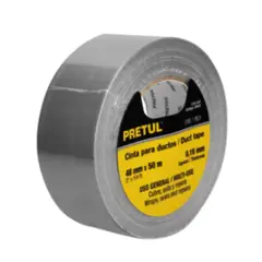 PRETUL - Cinta Ducto Gris 50m - 20530