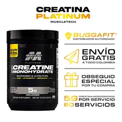 MUSCLETECH - CREATINA PLATINUM 400G - 80 SERVICIOS