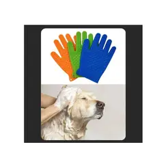 GENERICO - Guante Para Peinar Masajear Bañar Mascotas Perros Gatos