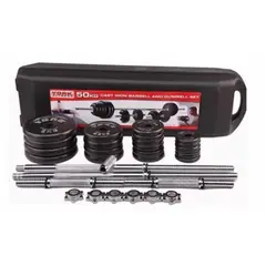 YORK - Kit Pesas Mancuernas 50 kilos 100 libras + Maletin