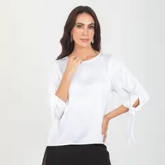 ADRISSA - BLUSA CELEBRACIÓN PARA MUJER BLANCA