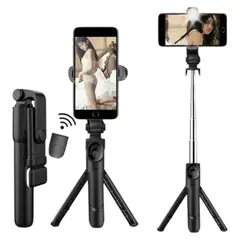 GENERICO - Palo Selfie Con Luz Trípode Con Control Inalámbrico