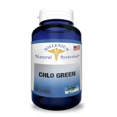 NATURAL SYSTEM - ALIMENTO CON CLOROFILA ALFALFA CEBADA VITAMINA E CHLO GREEN X 100 UNIDADES.