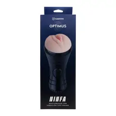 DISTRISEX - Camtoyz Masturbador Realista con Vibración - Silicona - 7 Niveles de Vibración - 24 cm