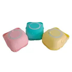 GENERICO - Cepillo Dispensador Para Mascotas De Silicona Baño Masaje