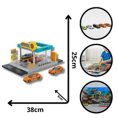 GENERICO - JUEGO TALLER CARROS METALICOS