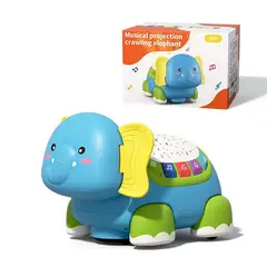 GENERICO - Juguete Elefante Musical Con Proyección De Luces