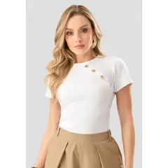 MARKETING PERSONAL - Blusa Mujer Blanco Mp 112246