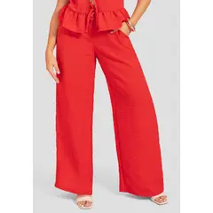ATYPICAL - Pantalón Mujer Rojo 112489
