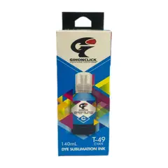 GIHONCLICK - TINTA GENERICA PARA EPSON SUBLIMACION 140ML T-49 CYAN