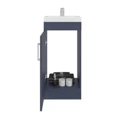 RTA DESIGN - Mueble para Lavamanos Oporto Kronos Azul con Una Puerta Abatible
