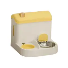 GENERICO - Plato Comedero Bebedero Dispensador Automático Perro Y Gato