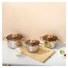 NIA - Set Juego De Ollas Original x6 Piezas