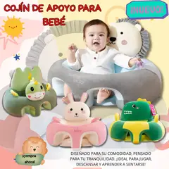 MUNDO BEBE - COJIN ESTABILIZADOR ASIENO PARA BEBE CON FORMA DE DRAGON