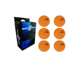 SPORTFITNESS - Pelotas De Ping Pong X6 Uso Deportivo