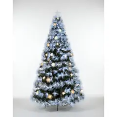 GENERICO - Árbol Navidad Fibra Óptica Premium 210 cm 1116 Apliques