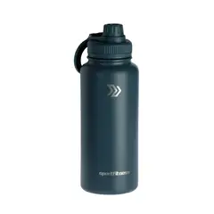 SPORTFITNESS - Termo Metálico Con Soporte Para Celular 32oz Azul Oscuro