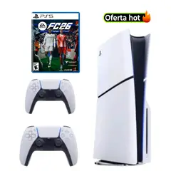 SONY - PlayStation 5 Slim Unidad de cd + Control adicional + Fc 26 Fisico