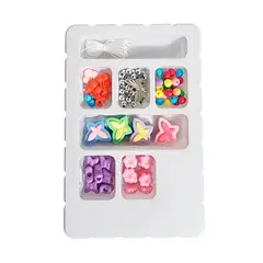 GENERICO - Set Kit Para Hacer Pulseras Pedreria Jewelry