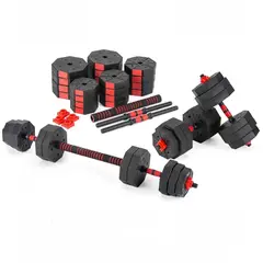 GENERICO - Set Pesas 30kl Mancuerna Ajustables Octagonales