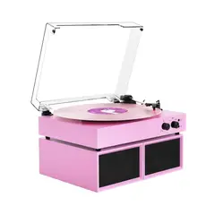 GENERICO - Tocadiscos Bluetooth con altavoces externos duales