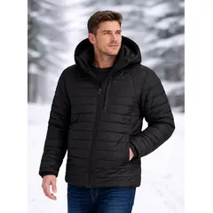 CAELI - Chaqueta hombre ovejera lluvia frio semi impermeable REF roca