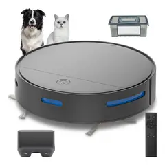 GENERICO - Enche Robot Aspirador HK803 Pelo Mascotas 2900Pa Blanco