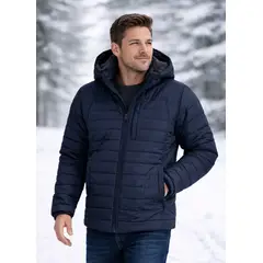 CAELI - Chaqueta hombre ovejera lluvia frio semi impermeable REF roca
