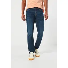 KOAJ - Jean slim tiro bajo ajustado azul oscuro con bolsillos Hombre
