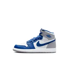 JORDAN - Tenis Niños Jordan 1 Retro High Royal - Azul marino