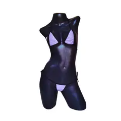 GENERICO - Micro Mini Bikini Lenceria Erotica Talla Unica Micro Tanga Lila