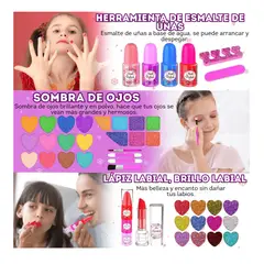 KOBALT - Kit de maquillaje para niñas color Morado Belleza