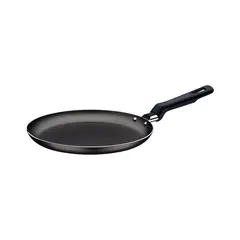 TRAMONTINA - Panquequera Loreto en Aluminio con Revestimiento Interno Antiadherente Starflon Max y Mango Baquelita 22 cm 0,6 L Grafito