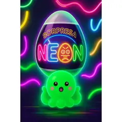 GENERICO - Huevo Sorpresa Neón Inox Sentry Colores surtidos HSN-001